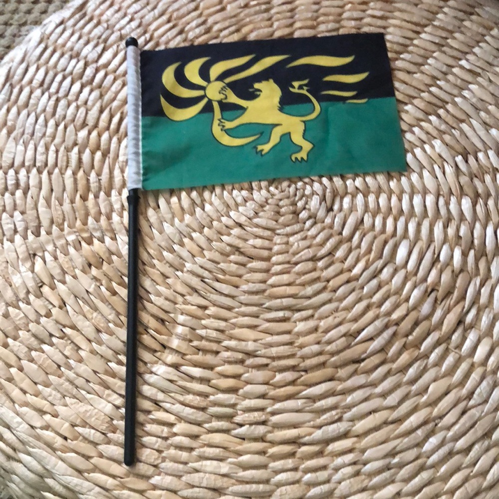 Small flag of Zamunda from Eddie Murphy movie -Coming to America - rare